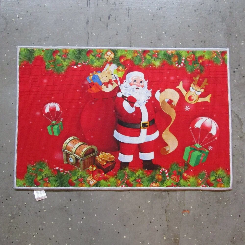 holiday floor mat